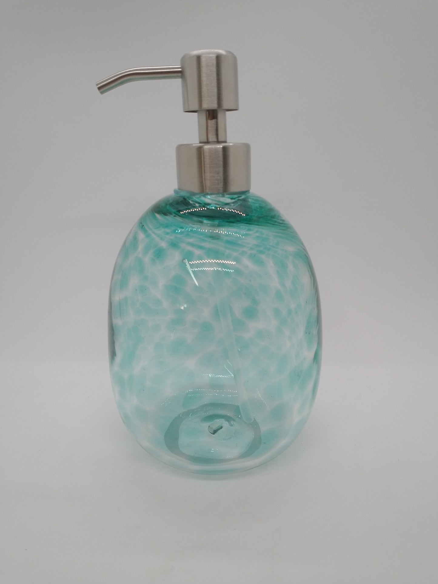 Soap pump glass Soap dispenser hand blown glass soap pump lotion dispenser kitchen bathroom liquid soap