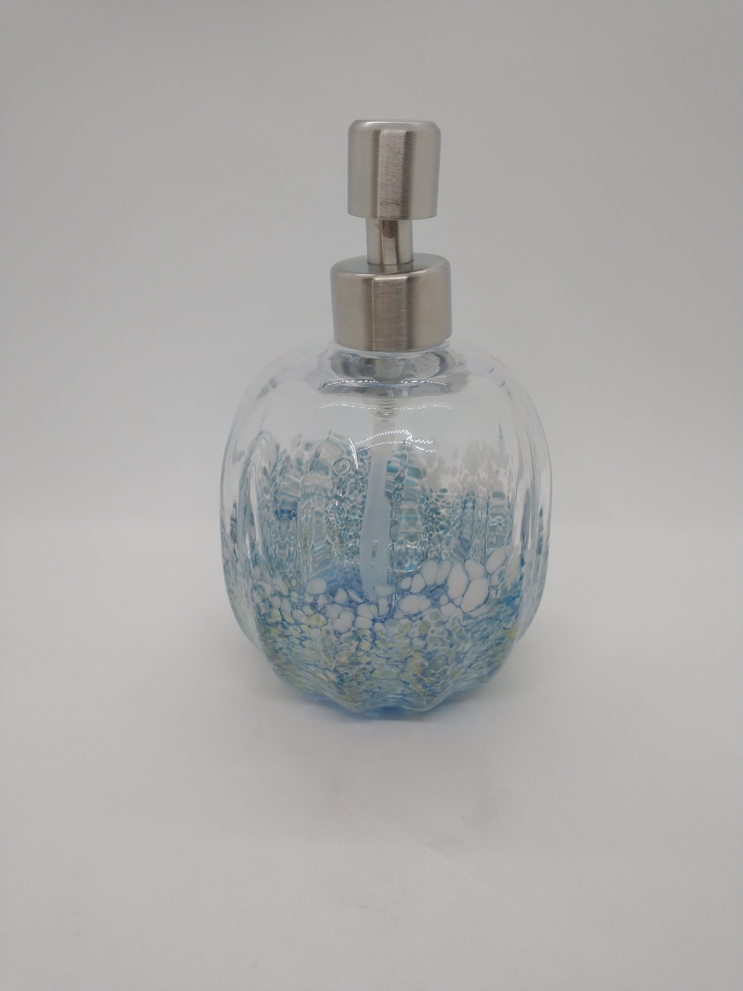 Soap pump glass Soap dispenser hand blown glass soap pump lotion dispenser kitchen bathroom liquid soap