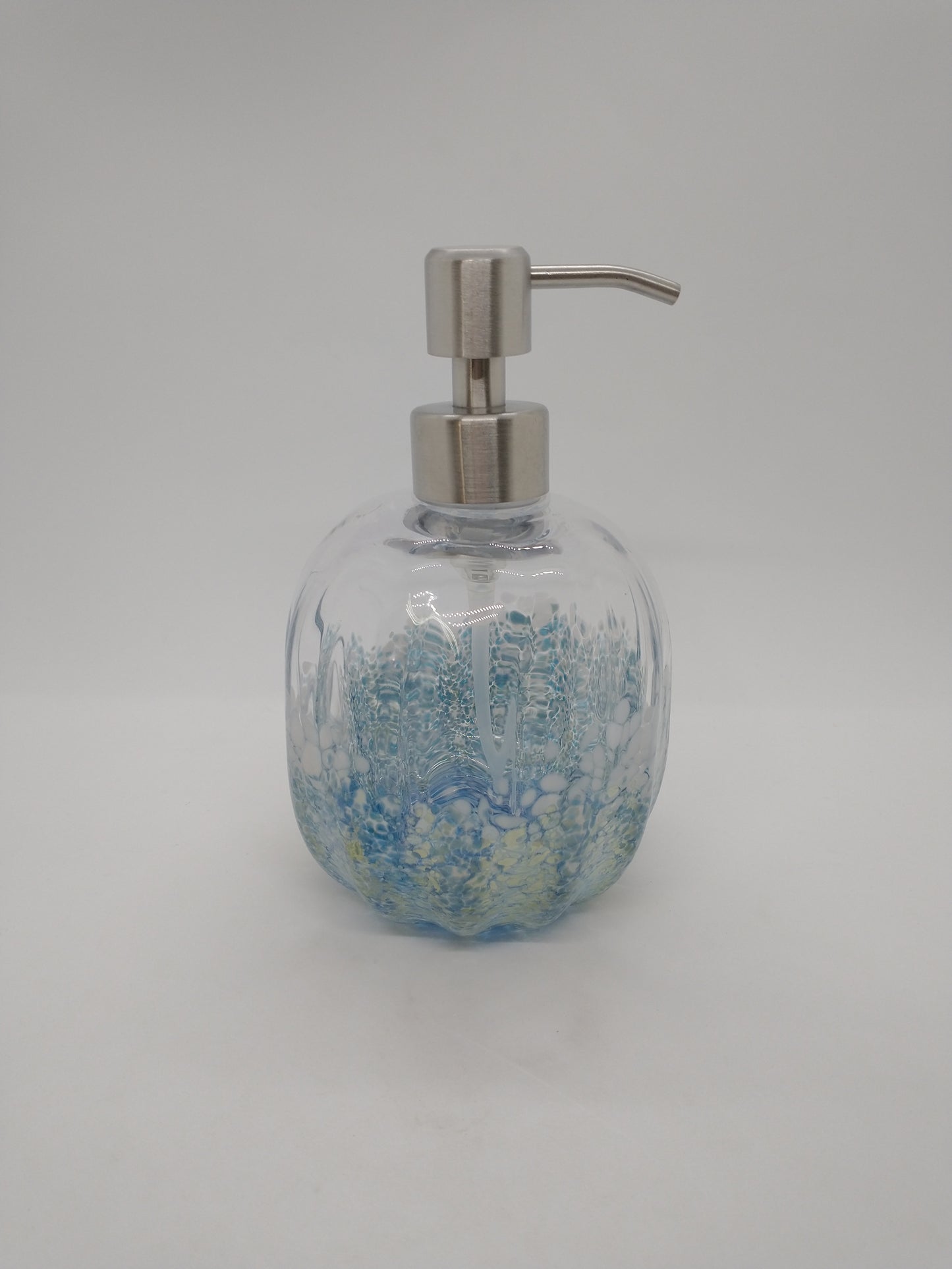 Soap pump glass Soap dispenser hand blown glass soap pump lotion dispenser kitchen bathroom liquid soap